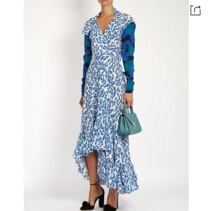 PREEN BY THORNTON BREGAZZI Elta Floral Silk Dress